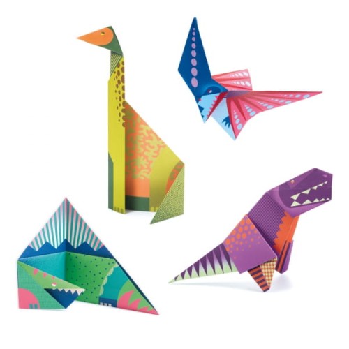 Djeco     -     Origami Dinozaury Zestaw 24 Szt Dj08758