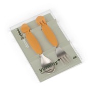 Done by Deer - Done by Deer Sea Yummy+ Sztućce Dla Dziecka 2szt Mustard