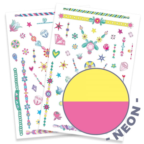 Djeco                                              -                   Tatuaże Neonowe Klejnoty Jenni Dj09587