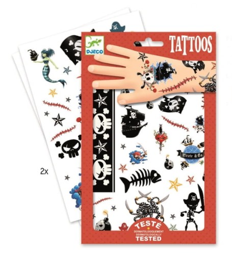 Djeco                                               -                    Tatuaże Piraci Dj09584