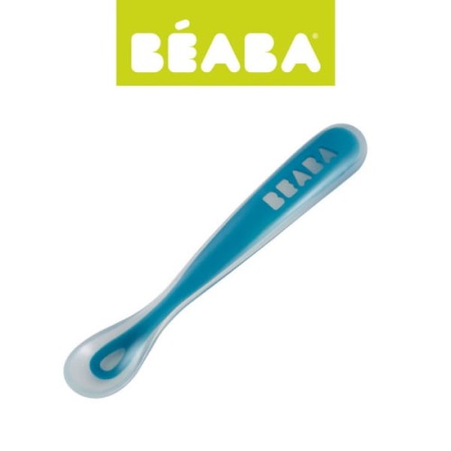 Beaba  -  Łyżeczka Silikonowa Blue