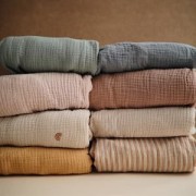 mushie - Mushie  -  Prześcieradło do Łóżeczka 120 x 60 cm Breathable Cotton Natural