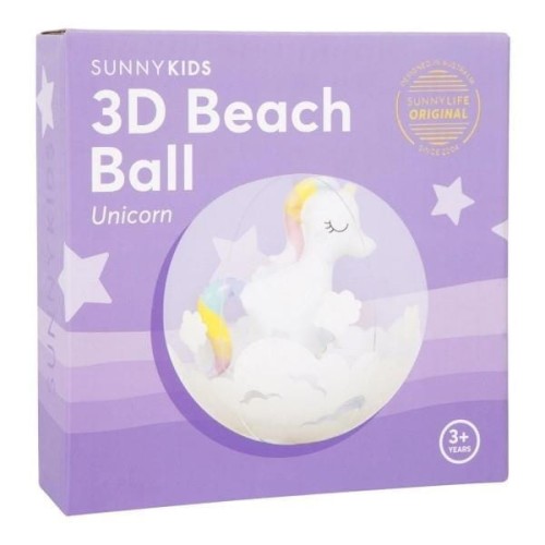 Sunnylife - Sunnylife  -  Dmuchana Piłka Plażowa 3d  -   Unicorn