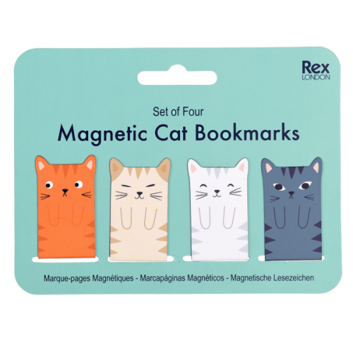 REX LONDON - Magnetyczne Zakładki do Książki, Koty, Rex London