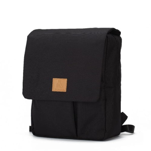 MY BAG'S - My Bag's Plecak Reflap Eco Black/cream