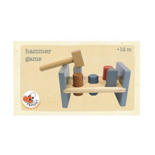 Egmont Toys® - Drewniana Przebijanka  -  Sorter z Młotkiem | Egmont Toys®