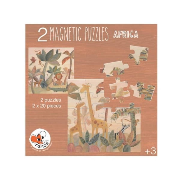 Egmont Toys® - Puzzle Magnetyczne Afryka | Egmont Toys®