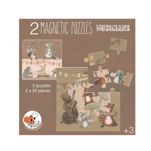 Egmont Toys® - Puzzle Magnetyczne Muzycy | Egmont Toys®