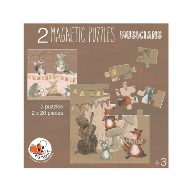 Egmont Toys® - Puzzle Magnetyczne Muzycy | Egmont Toys®