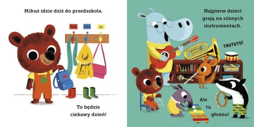 Wydawnictwo Wilga   -   Książka Dźwiękowa. Mikuś i Dzień w Przedszkolu