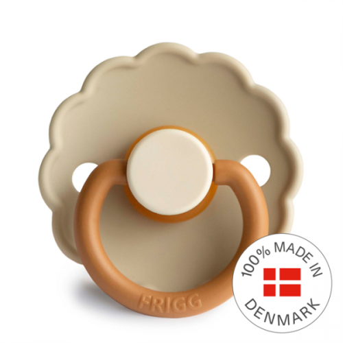 Frigg         -         Smoczek  z Naturalnego Kauczuku Daisy Desert  -    Rozmiar 0   -   6m