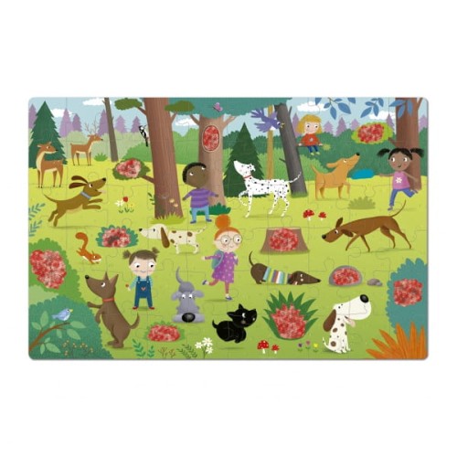 Apli Kids - Puzzle z Magicznymi Okularami Apli Kids  -  Psy 4+