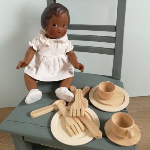 Egmont Toys® - Drewniany Zestaw Obiadowy do Zabawy | Egmont Toys®