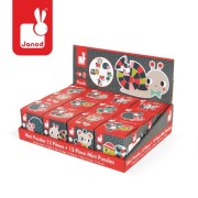 Janod  -  Mini Puzzle Baby Forest 12 Elementów Miś