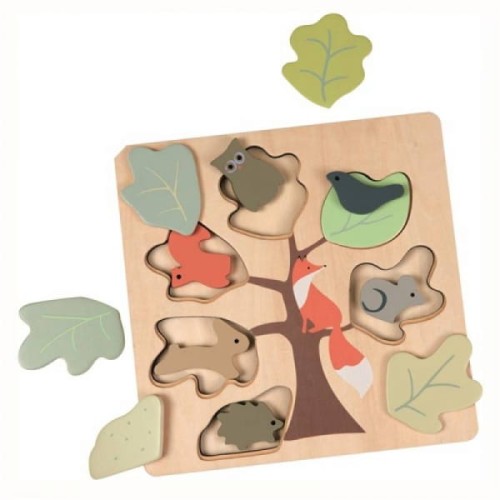 Egmont Toys® - Drewniane Puzzle Lisek | Egmont Toys®