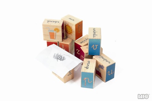Bajo  -  Drewniane Klocki Alfabet Pisany 91590