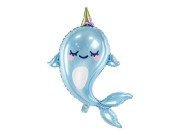 Party Deco       -      Balon Foliowy Narwal 55cm x 87cm