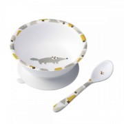 Maison Petit Jour® - Miseczka Dla Dzieci z Przyssawką i Łyżką, Przygoda! | Maison Petit Jour®