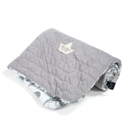 La Millou  - Ciepły Koc velvet Narzutka Przedszkolaka  -  sea Beauties Grey  -  Dark Grey