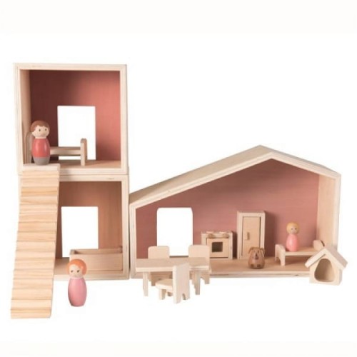Egmont Toys® - Drewniany Modułowy Domek Dla Lalek | Egmont Toys®