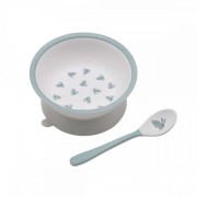 Maison Petit Jour® - Miseczka Dla Dzieci z Przyssawką i Łyżką, Króliczki | Maison Petit Jour®
