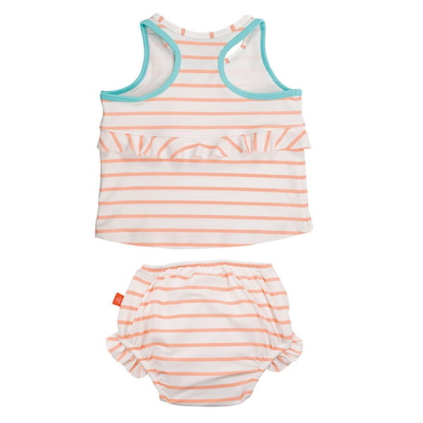 Lassig  -  Kostium do Pływania Dwuczęściowy z Wkładką Chłonną Sailor Peach uv 50+