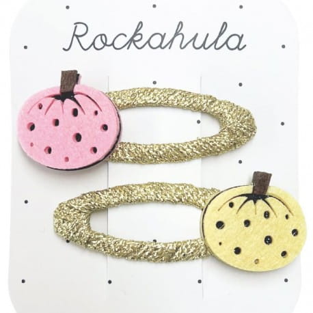 Rockahula Kids   -   2 Spinki do Włosów Spotty Pumpkin