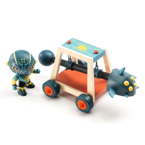 Djeco                             -                            Figurka  Wojownika  Arty Toys      -     Spider Attak i Taran Dj06750