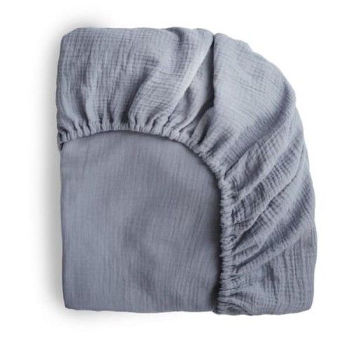 mushie -  Prześcieradło do Łóżeczka 120 x 60 cm Breathable Cotton Tradewinds