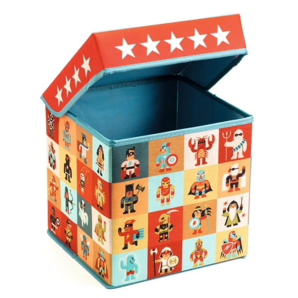 Djeco      -      Materiałowe Pudełko Siedzisko Stars Dd04489