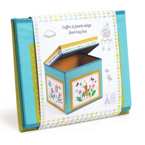 Djeco       -       Materiałowe Pudełko Siedzisko Domek Dd04488