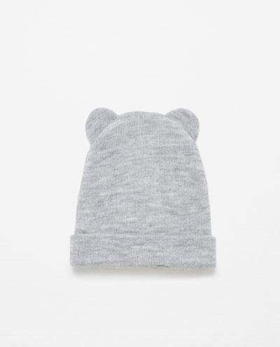 Pom pom cap  -  Czapka Zimowa  -  Grey