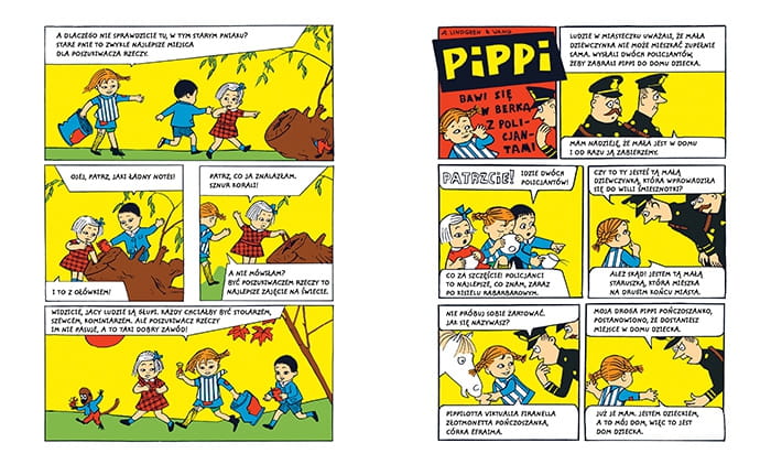 Zakamarki  -  Pippi Się Wprowadza i Inne Komiksy