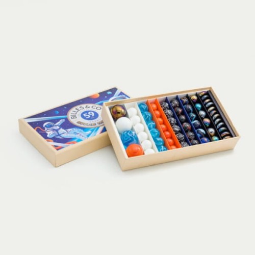 Billes &amp; co     -     Szklane Kulki Kosmos Box - 18
