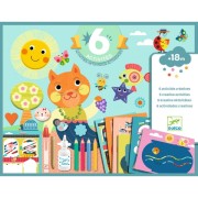 Djeco                  -              Zestaw Artystyczny 6w1 Kotek i Przyjaciele Dj09292