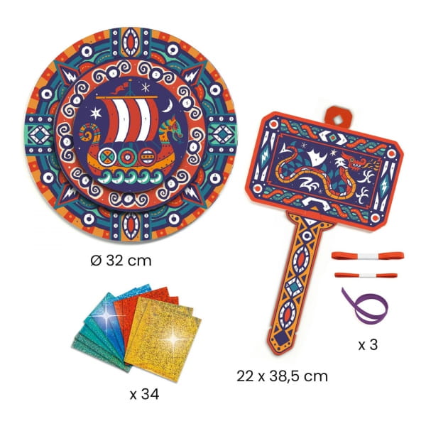 Djeco                          -                          Zestaw Artystyczny Zrób to Sam               -     Wikingowie Dj07925