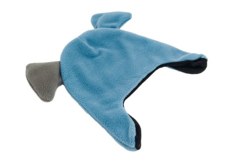 Moncziczi  -  Ciepła Czapka Pilotka  -  Blue dog