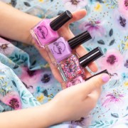 Oh Flossy - Oh Flossy, Lakier do Paznokci Kremowy Róż, 12 Ml, Bio Brokat, Roślinna Formuła