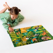 Petit Collage  -  Puzzle Podłogowe Dżungla
