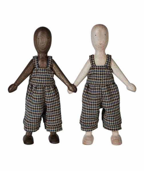 Wooden Story - Drewniana Lalka Orzechowa ze Spodniami