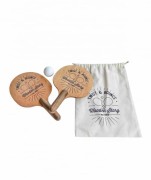 Wooden Story - Drewniane Paletki do Gry Obróć i Odbij 2 Szt.