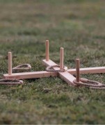 Wooden Story - Drewniana Gra Rzut Pierścieniem – Kolorowa