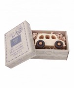 Wooden Story - Drewniana Zabawka na Kółkach Auto English Taxi