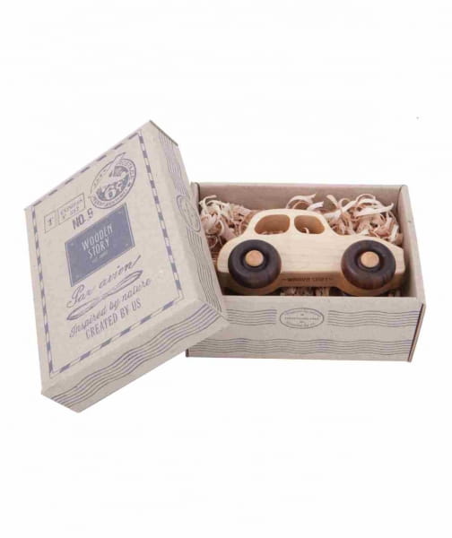 Wooden Story - Drewniana Zabawka na Kółkach Auto '50s