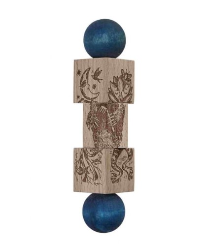 Wooden Story - Drewniana Układanka Obracanka Secret Garden – Kolorowa