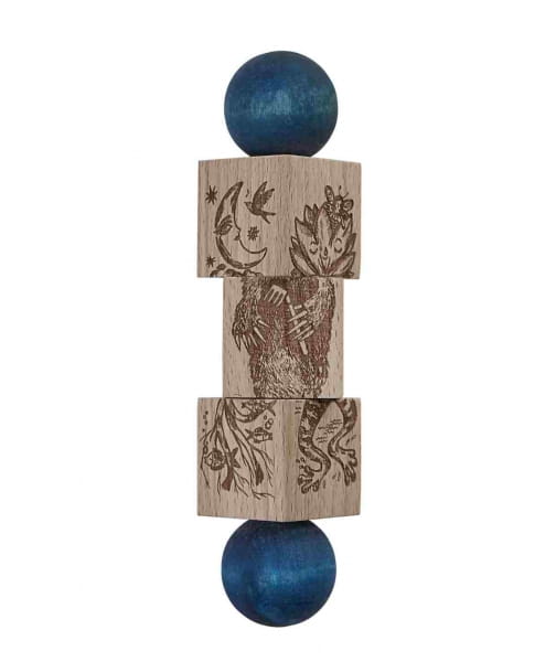 Wooden Story - Drewniana Układanka Obracanka Secret Garden – Kolorowa
