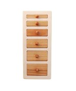 Wooden Story - Drewniana Układanka Puzzle Klocki Szerokie i Wąskie