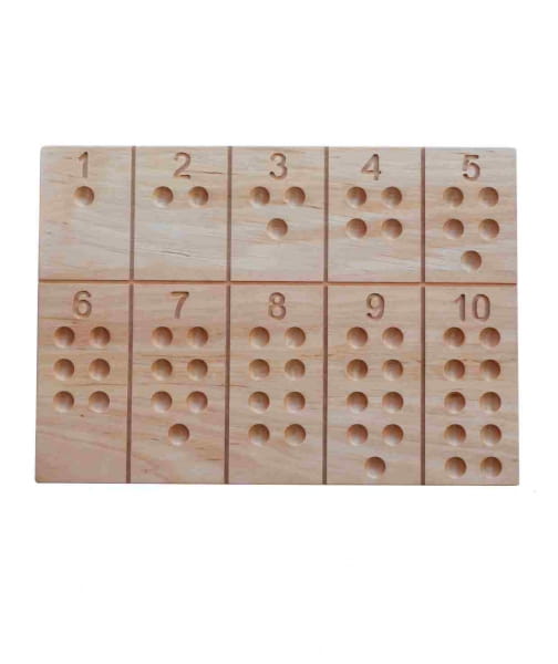 Wooden Story - Drewniana Tablica Numeryczna Montessori