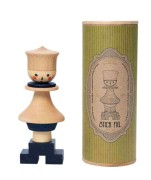 Wooden Story - Układanka Lala Stick Fig No.05 – Kolorowa