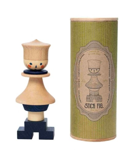 Wooden Story - Układanka Lala Stick Fig No.05 – Kolorowa